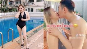 單親媽媽,母子,嘴對嘴,親親,互動