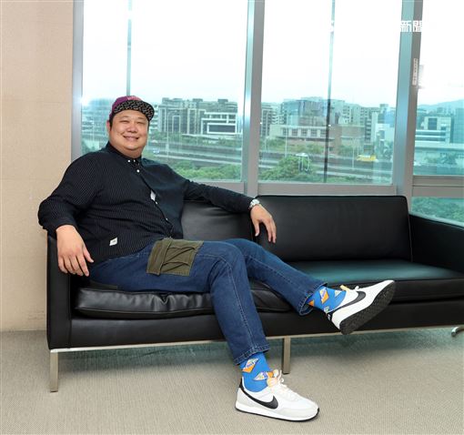 哈孝遠三立新聞網專訪。（記者邱榮吉/攝影）