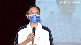 張善政（國民黨桃園市長提名人）說明「桃園願景」。（記者邱榮吉/攝影）