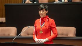 20230328捷克眾議長艾達莫娃(Markéta Pekarová Adamová)赴立法院發表演說（圖／立法院提供）
