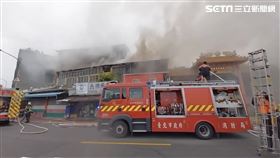 台北市北投區黃帝神宮發生火警。（圖／翻攝畫面）