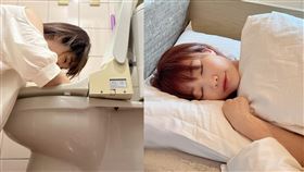 蕭彤雯日前「不明原因」上吐下瀉緊急送醫。（圖／翻攝自蕭彤雯臉書）