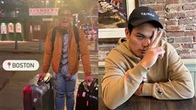 張育成抵波士頓迎新球季！戴「TAIWAN」球帽成亮點　喊話球迷：為我加油。（圖／翻攝自張育成臉書）