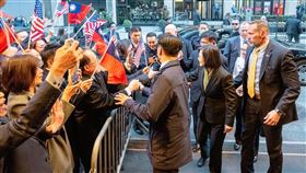 蔡英文過境紐約（圖／翻攝自蔡英文臉書）