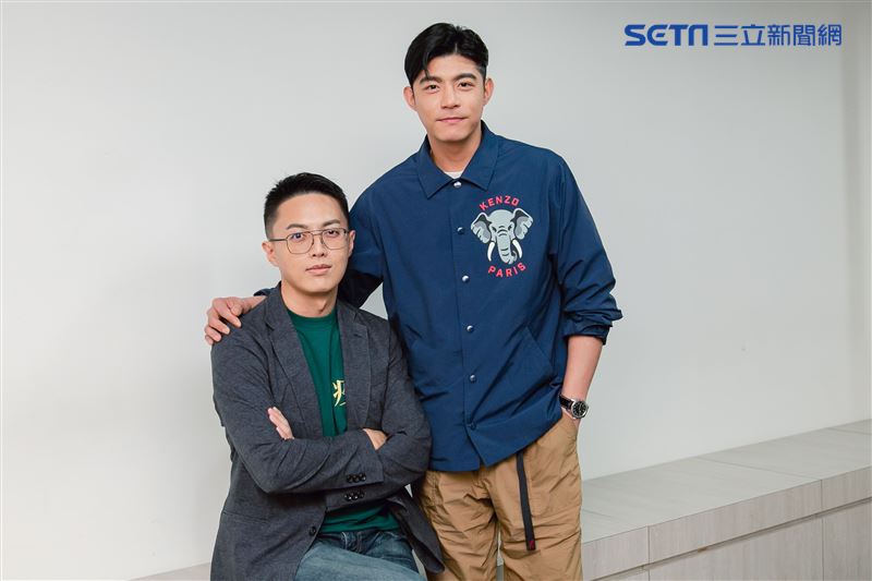 王柏傑、林君陽導演三立新聞網專訪。（圖／記者楊澍攝影）