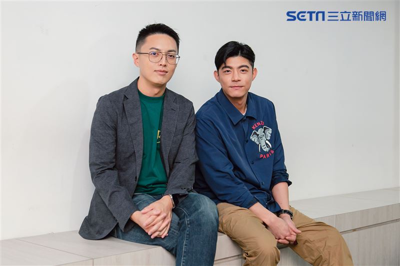 王柏傑、林君陽導演三立新聞網專訪。（圖／記者楊澍攝影）