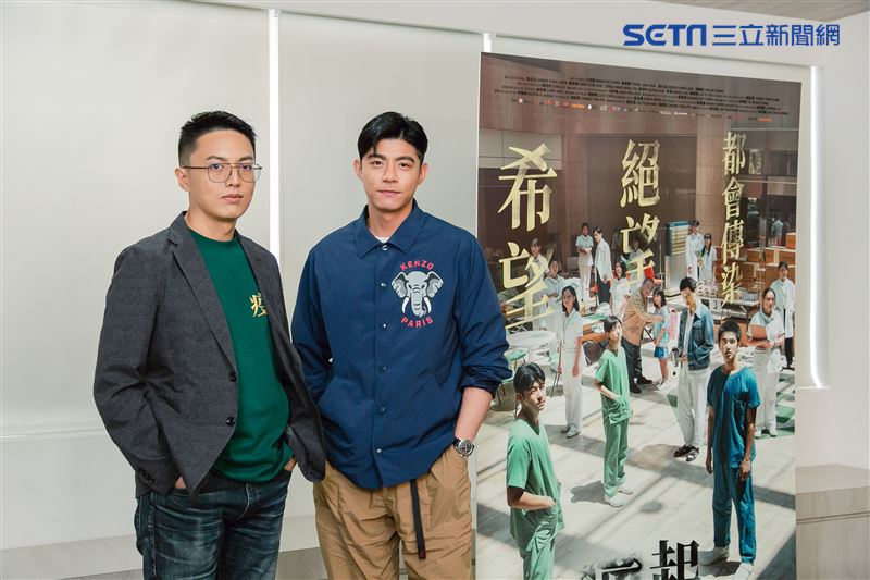 王柏傑、林君陽導演三立新聞網專訪。（圖／記者楊澍攝影）