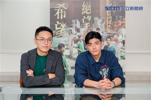 王柏傑、林君陽導演三立新聞網專訪。（圖／記者楊澍攝影）