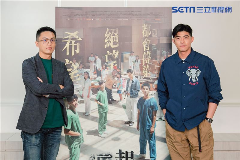 王柏傑、林君陽導演三立新聞網專訪。（圖／記者楊澍攝影）