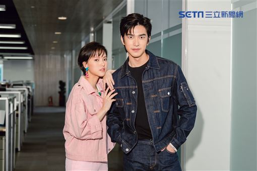 曾敬驊、項婕如三立新聞網專訪。（圖／記者楊澍攝影）