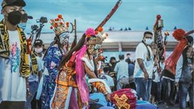 ▲古桃城山海鎮刑堂什家將公舘出陣照片。（圖／翻攝自古桃城山海鎮刑堂什家將公舘臉書專頁）