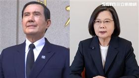 馬英九,蔡英文。（圖／資料照／總統府提供）