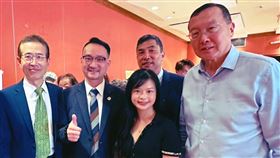 阮昭雄樂見台巴藝文交流蓬勃發展僑委會副委員長阮昭雄（左2）24日至28日訪問巴西，與僑務諮詢委員劉國華（右1）、僑務促進委員謝如欣（右2）、僑務諮詢委員張宏昌（後）、駐聖保羅辦事處處長馮光中（左1）合影。（林子揚提供）中央社記者唐雅陵聖保羅傳真  112年3月31日