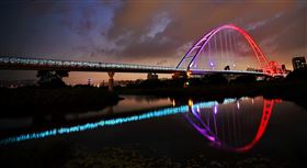 新月橋,清明節,兒童節,連假,網美,新北,IG,打卡,