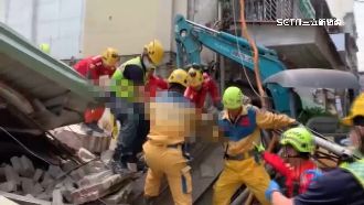 屋坍救援難度高！家屬急喊「那是我爸爸」