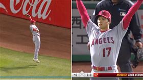 ▲倫弗洛上演「No-look」背後接球美技。（圖／翻攝自MLB官網）