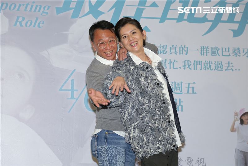 游安順、郭昱晴、潘奕如、雷洪、伊正、張翰出席《最佳配角》新戲記者會。（圖／記者楊澍攝影）