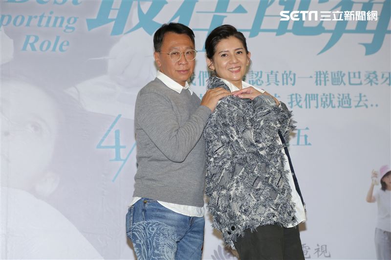 游安順、郭昱晴、潘奕如、雷洪、伊正、張翰出席《最佳配角》新戲記者會。（圖／記者楊澍攝影）