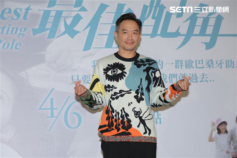 游安順、郭昱晴、潘奕如、雷洪、伊正、張翰出席《最佳配角》新戲記者會。（圖／記者楊澍攝影）