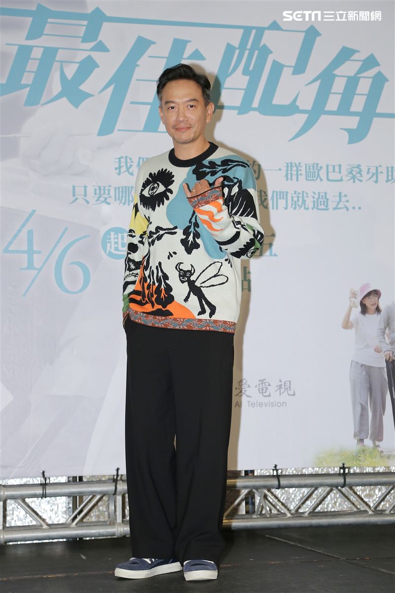 游安順、郭昱晴、潘奕如、雷洪、伊正、張翰出席《最佳配角》新戲記者會。（圖／記者楊澍攝影）