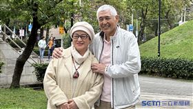 柯一正和陳秋燕。（圖／記者黃閔攝影）