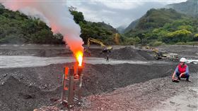 ▲今天臨時通知石門（羅浮）施放焰劑1枚（今年第6次）！石門水庫人造雨