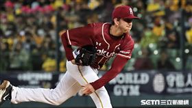 ▲中華職棒34年開幕戰，樂天桃猿先發投手威達爾。（圖／記者劉彥池攝影）