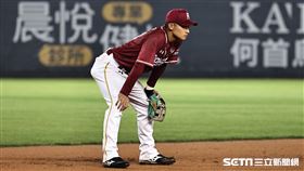 ▲中華職棒34年開幕戰，樂天桃猿游擊手馬傑森。（圖／記者劉彥池攝影）