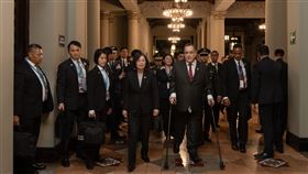 蔡英文今出訪友邦瓜地馬拉、瓜地馬拉總統賈麥岱（Alejandro Eduardo Giammattei Falla）（圖／總統府提供）