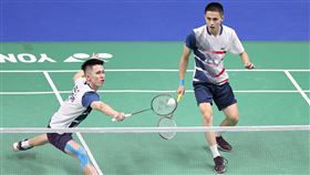 ▲西班牙馬德里羽球大師賽男雙4強「台灣內戰」，由雙胞胎兄弟檔李芳任、李芳至挺進冠軍戰。（圖／中央社）