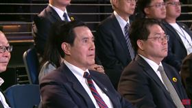 馬英九參觀湖南廣電七彩盒子節目生產基地。（圖／翻攝畫面）