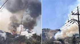 首爾　火燒山　（圖／翻攝自推特）