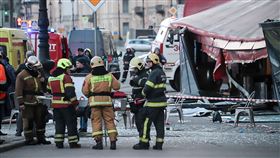 聖彼得堡咖啡館爆炸，力挺普丁侵烏軍事部落客喪生。（圖／美聯社／達志影像）