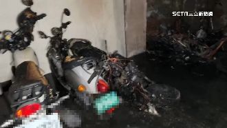 出租套房機車停放區竄火　學生口緊急逃生