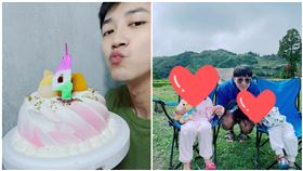 江宏傑與兒女。（圖／翻攝自江宏傑臉書）