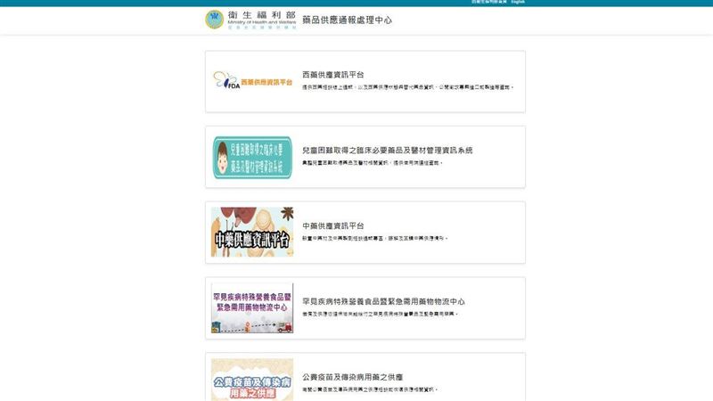 缺藥中心已上網！衛福部清明連假後將說明
