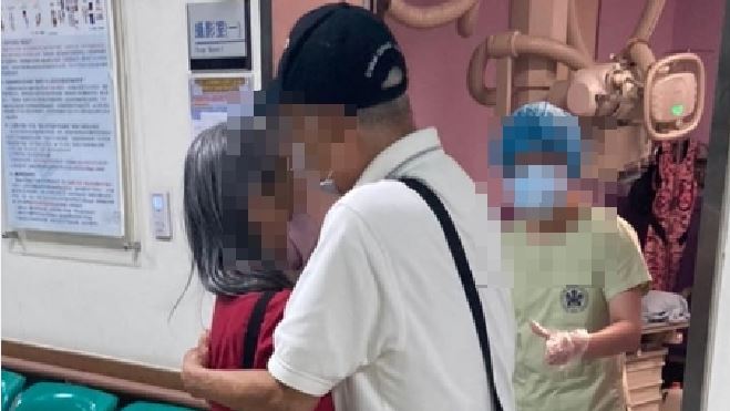 阿珠我來了！8旬嬤車禍　夫飛奔醫院相擁