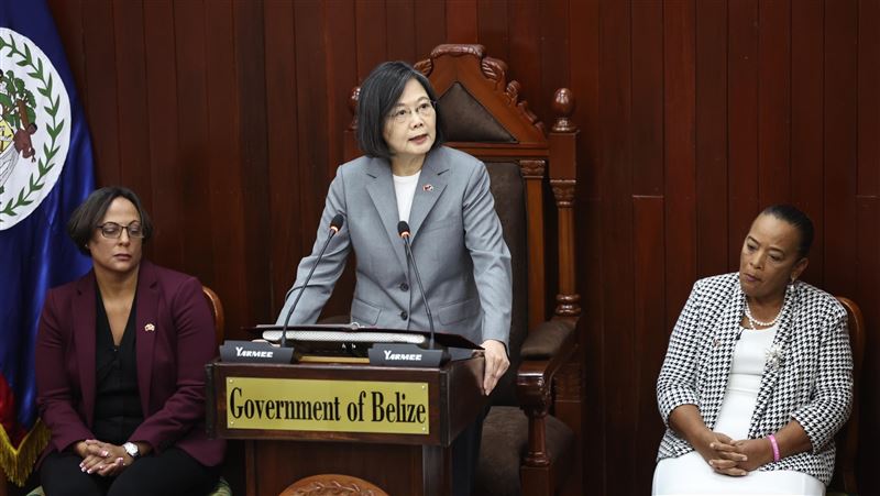 蔡英文：台貝友誼非建構在空洞承諾