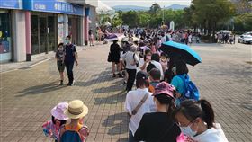 兒童節,清明,連假,兒童樂園,動物園,排隊(翻攝自 爆廢公社)