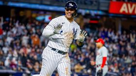 ▲托瑞斯（Gleyber Torres）單場選到3次保送，2個打數皆敲安含1轟。（圖／翻攝自洋基推特）