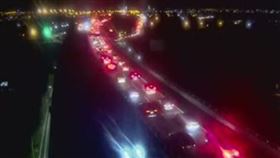 國5入夜超塞　（圖／翻攝自國道即時影像）