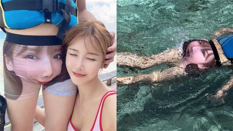 男穿女友自拍照泳褲　超正本尊IG找到了