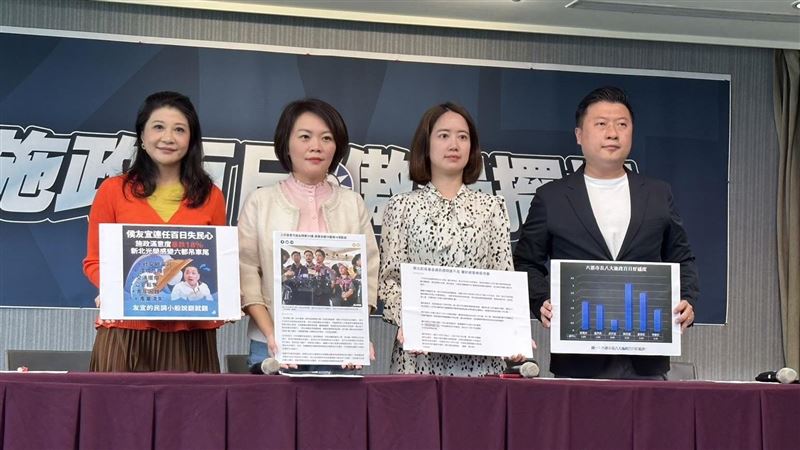 施政百日體檢　民進黨籲侯友宜專心市政