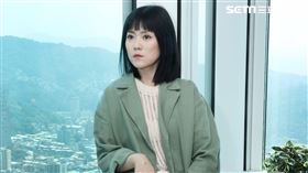 曹雅雯三立新聞網專訪＋小記者直擊。（記者邱榮吉/攝影）