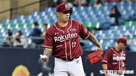 ▲富邦悍將主場開幕戰第3戰，樂天桃猿先發投手陳鴻文。（圖／記者劉彥池攝影）