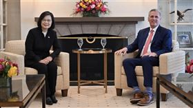 蔡英文 麥卡錫 （圖 蔡英文推特）