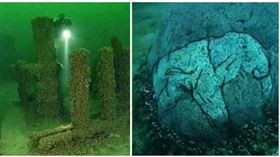 湖底發現萬年神秘巨石陣 內陸「百慕達」超過1千艘船離奇失蹤（圖／翻攝自推特）