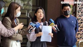 ▲徐巧芯赴北檢對農委會主委陳吉仲提告。（圖／記者楊佩琪攝）