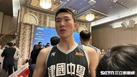 建國中學男籃主力王中漢。（圖／記者蔡厚瑄攝影）