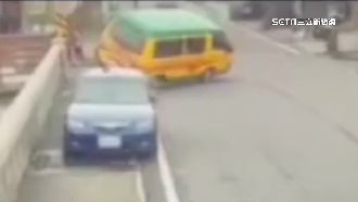 通緝犯拒檢逃逸　衝撞幼兒園校車險害翻覆